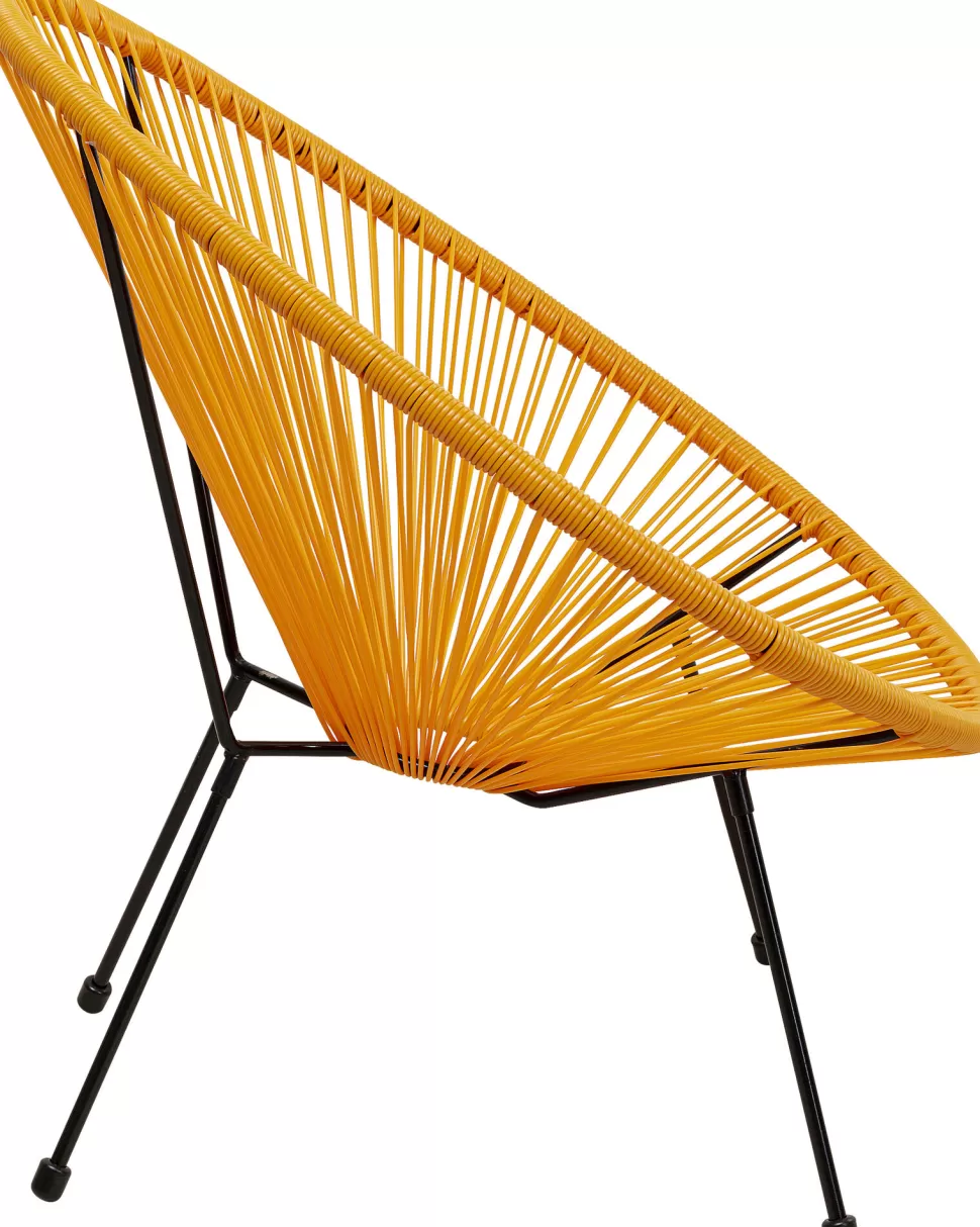 Fotele-KARE Design Fotel Acapulco 73x85 Cm Pomarańczowy