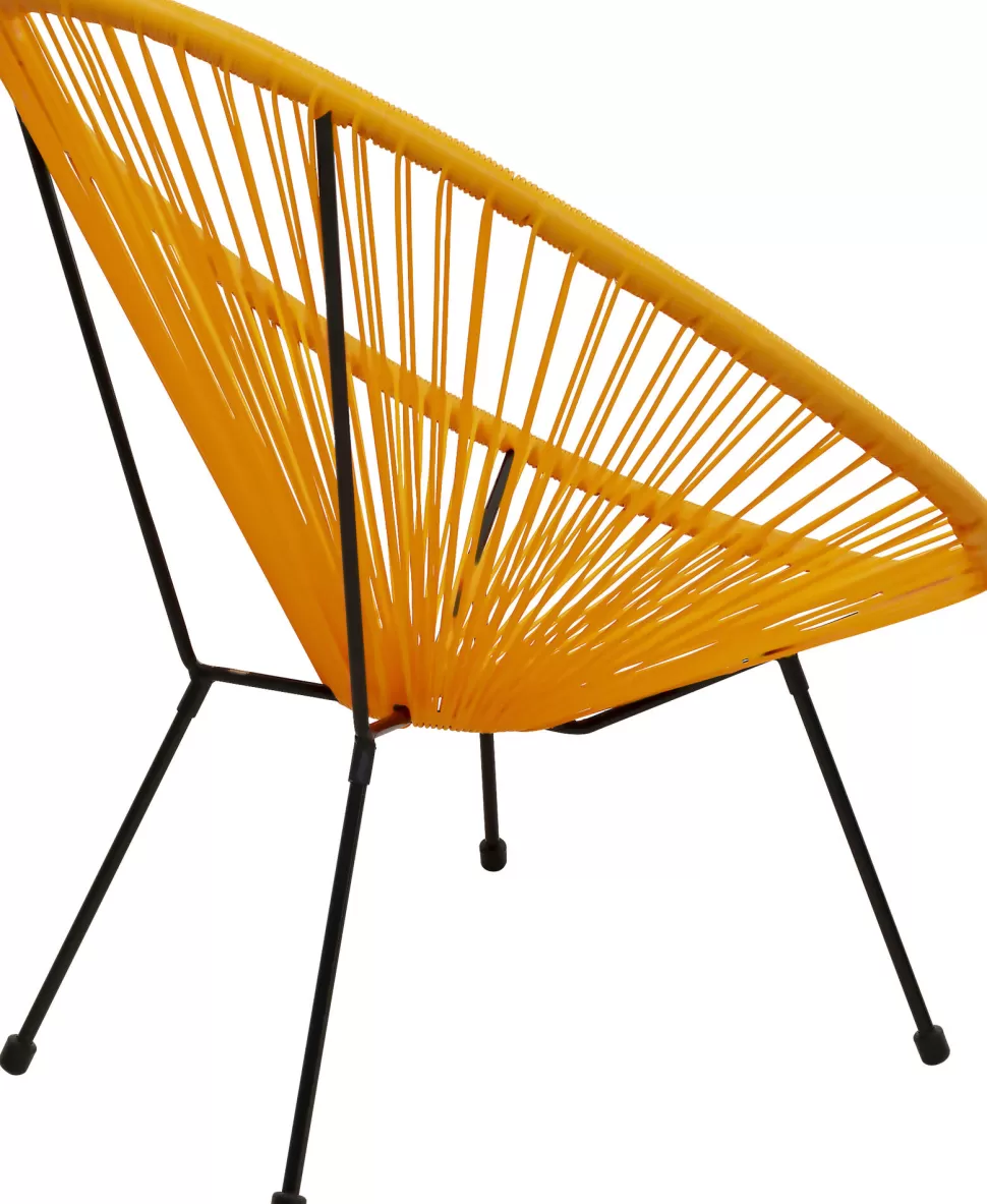 Fotele-KARE Design Fotel Acapulco 73x85 Cm Pomarańczowy