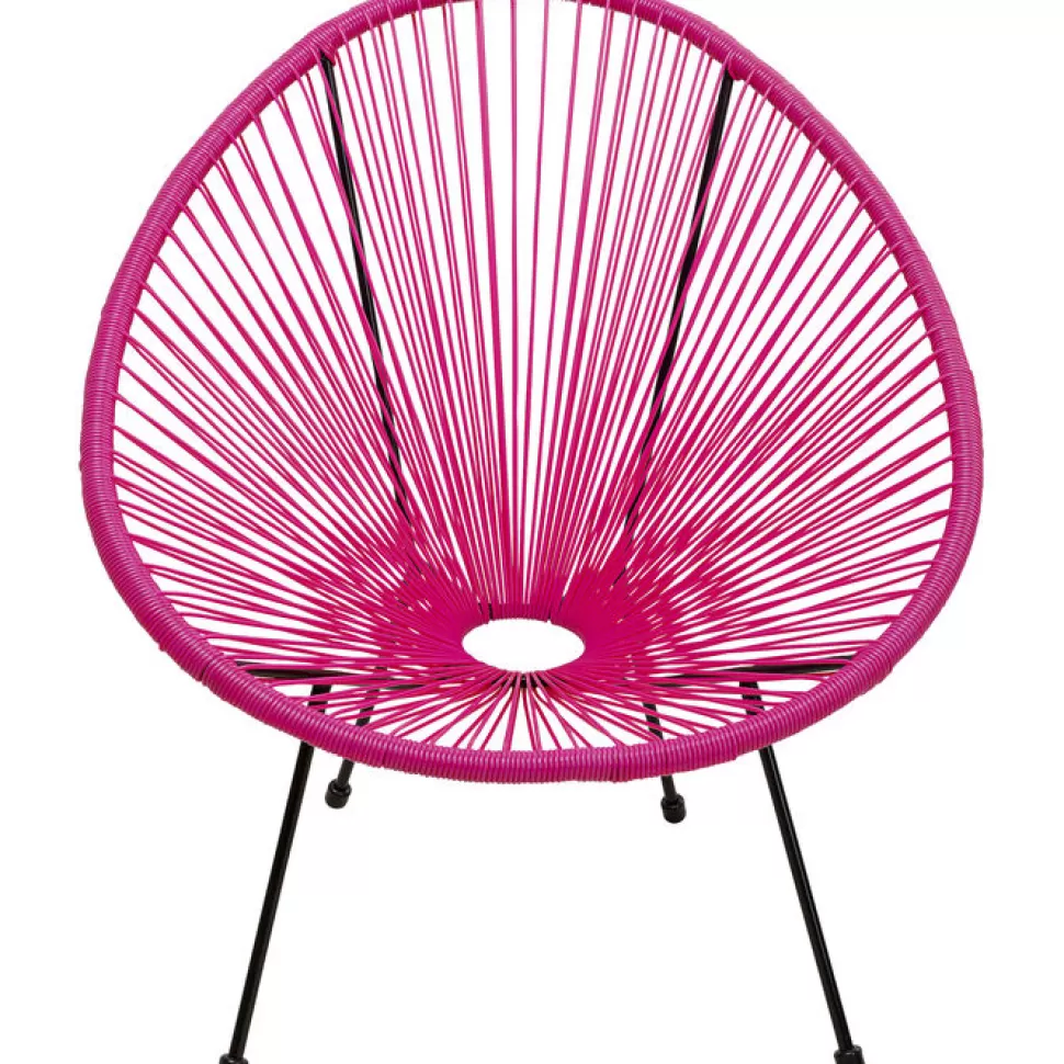 Fotele-KARE Design Fotel Acapulco 73x85 Cm Różowy