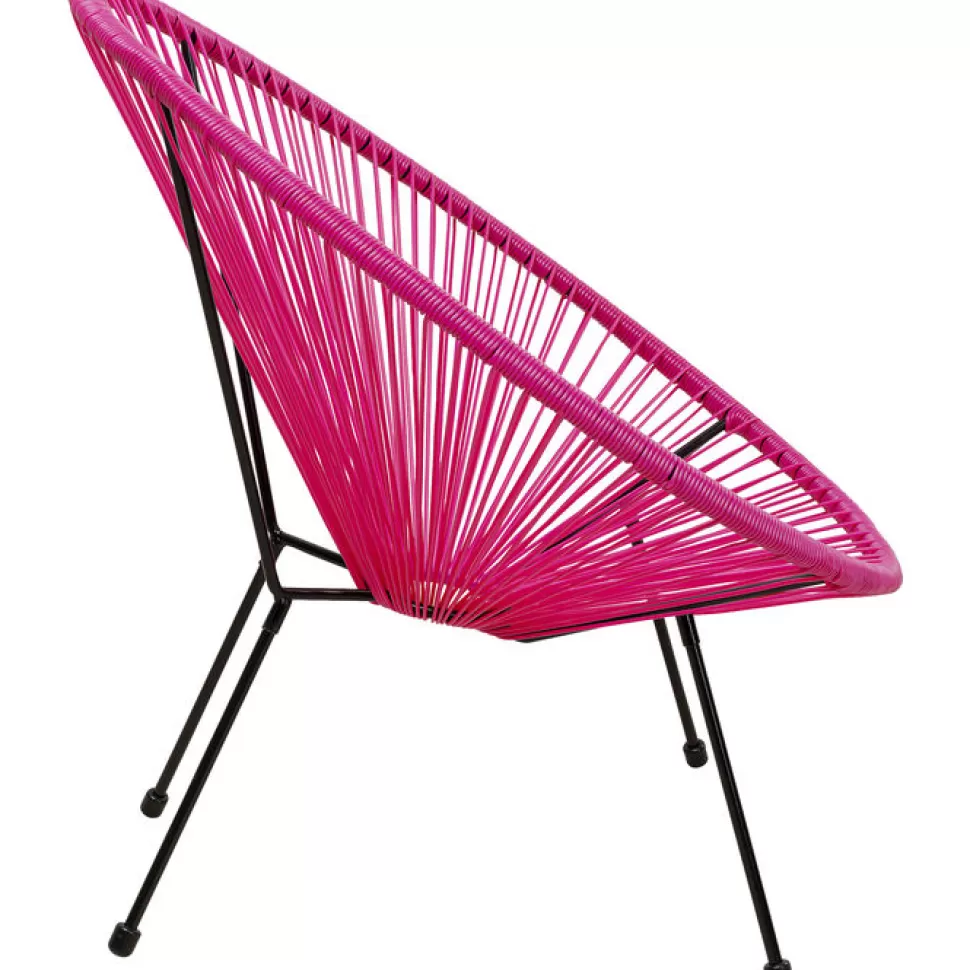 Fotele-KARE Design Fotel Acapulco 73x85 Cm Różowy