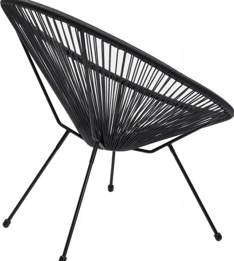 Fotele-KARE Design Fotel Acapulco Czarny