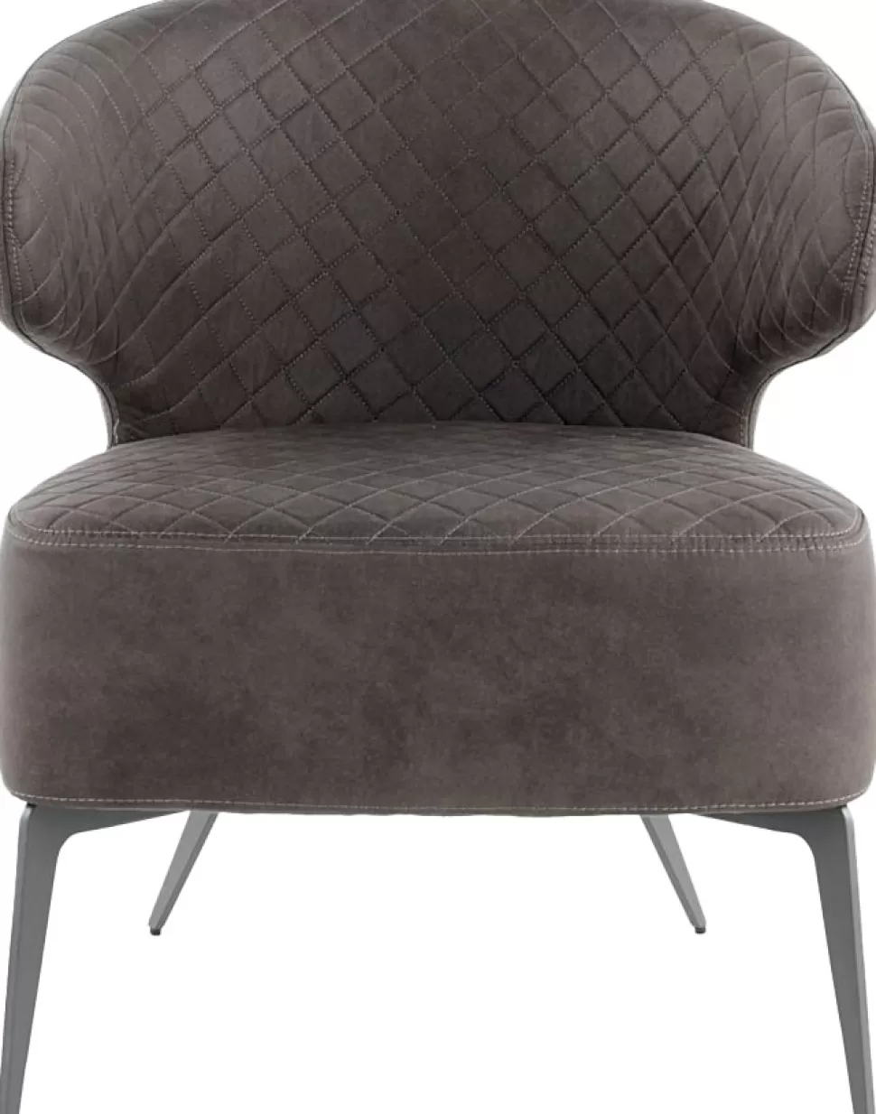 Fotele-KARE Design Fotel Amsterdam 62x72 Cm Mocca Ekoskóra
