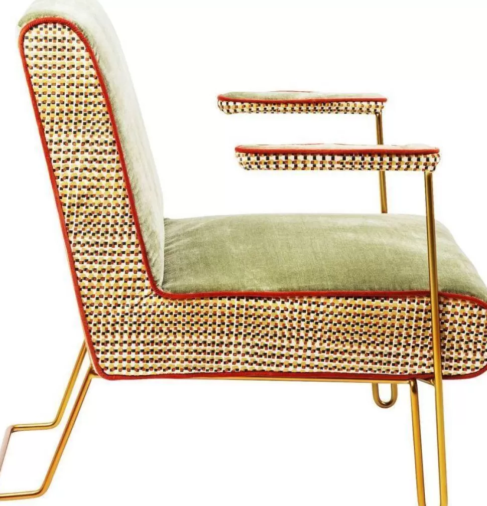Fotele-KARE Design Fotel Aunt Betty 75x85 Cm Jasnozielony