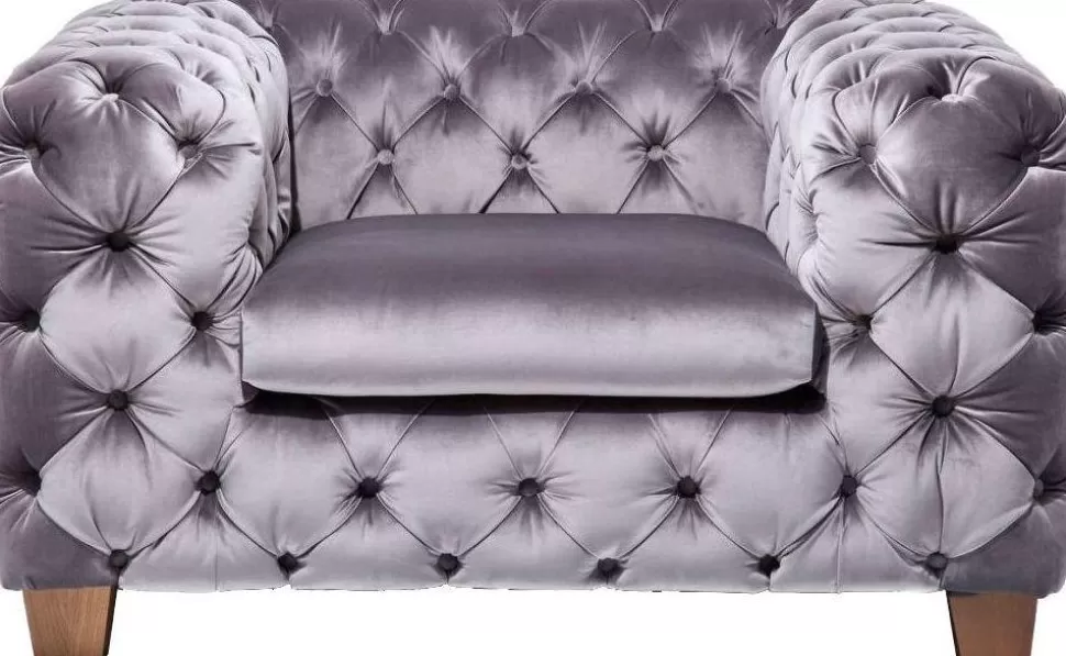 Fotele-KARE Design Fotel My Desire 128x68 Cm Szary