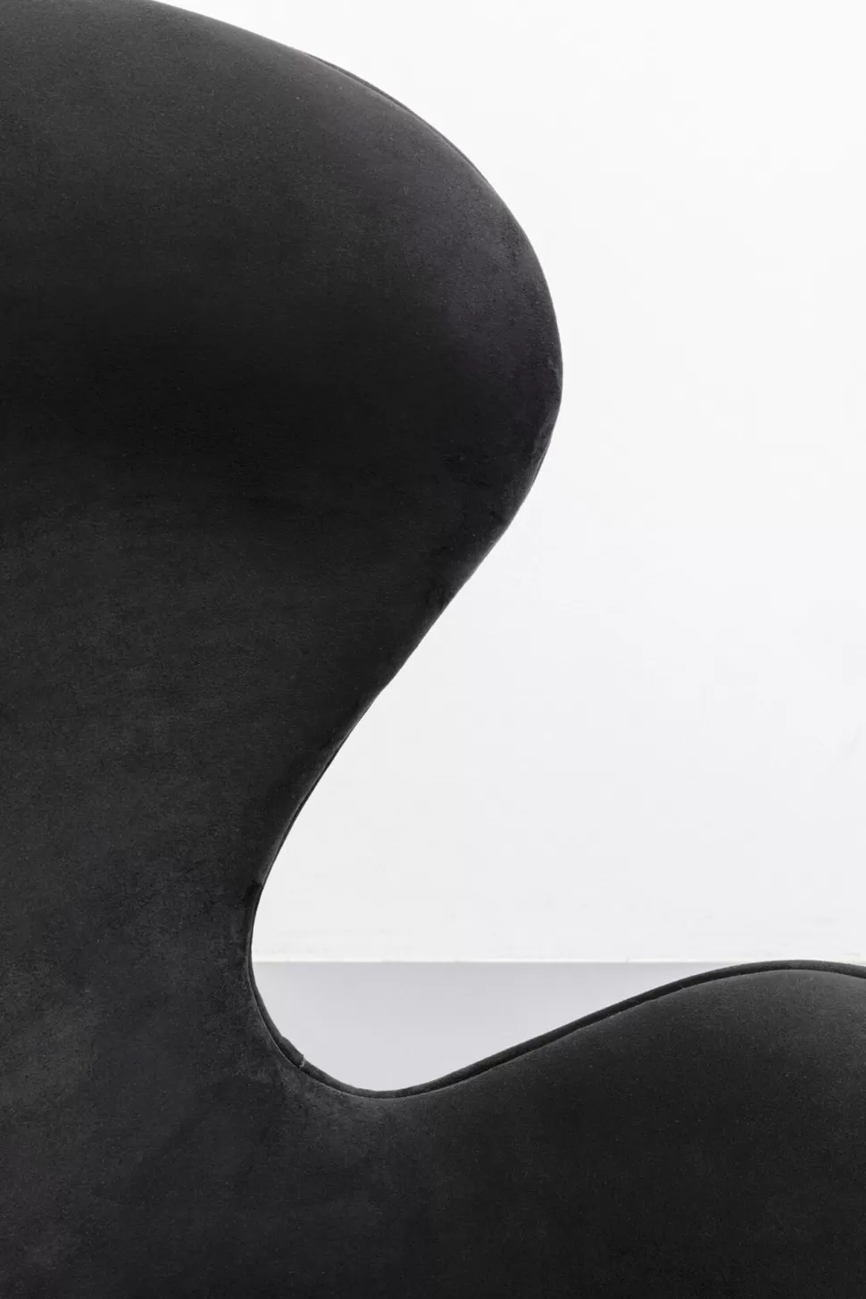 Fotele-KARE Design Fotel Obrotowy Loft Aluminium Kolor Gunmetal I Czarna Tapicerka 82x106 Cm
