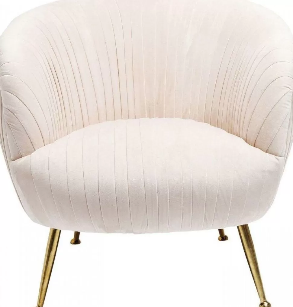 Fotele-KARE Design Fotel Perugia 79x75 Cm Beżowy