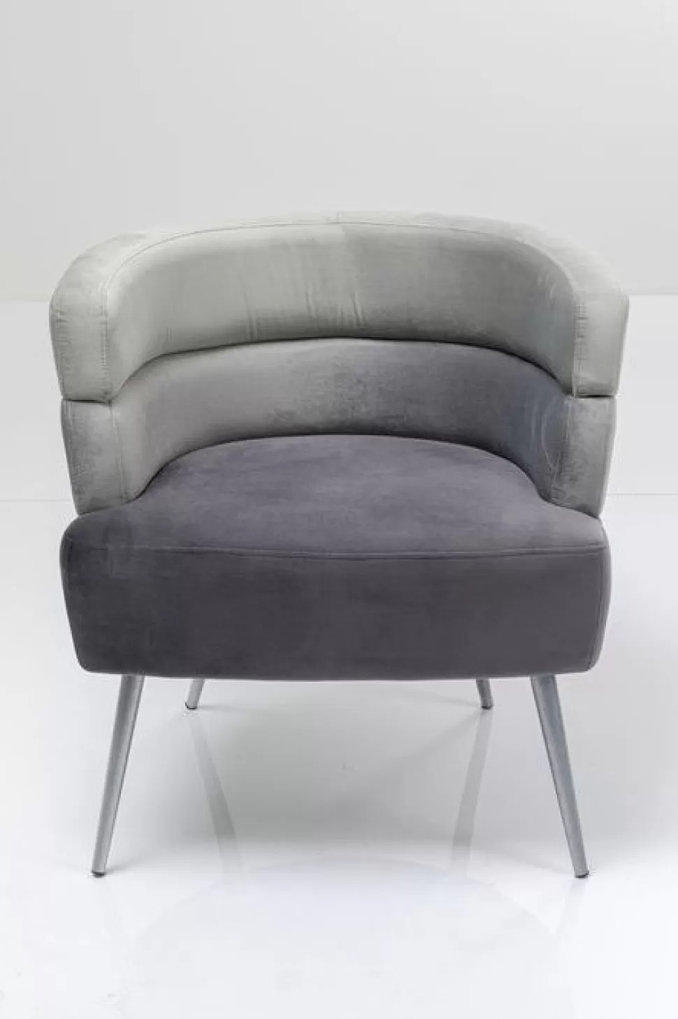 Fotele-KARE Design Fotel Sandwich 65x74 Cm Szary