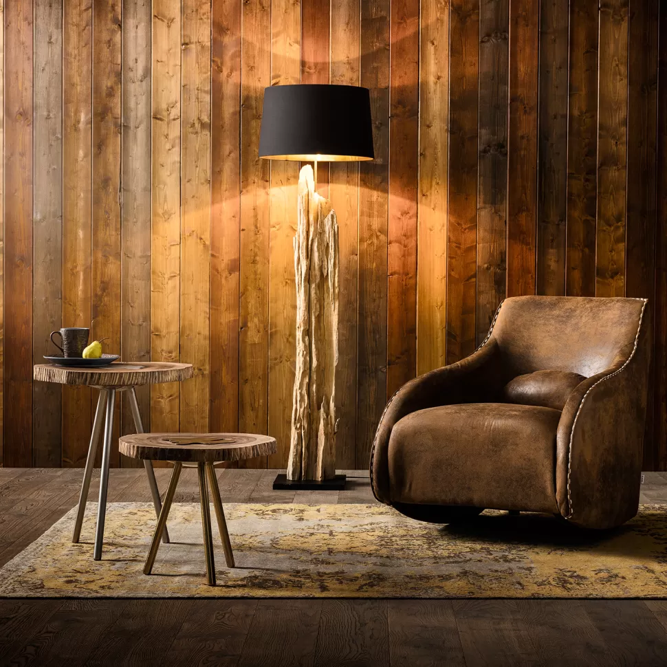 Fotele-KARE Design Fotel Swing Ritmo 76x83 Cm Brązowy