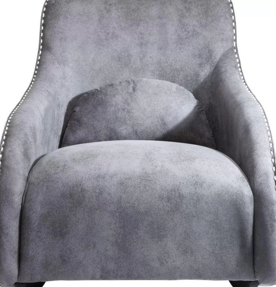Fotele-KARE Design Fotel Swing Ritmo 76x83 Cm Szary