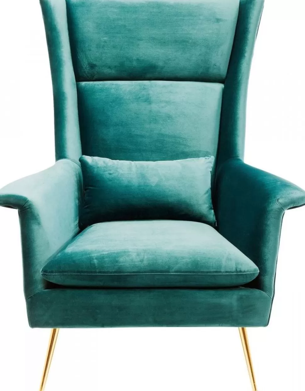 Fotele-KARE Design Fotel Vegas Forever Bluegreen 89x115 Cm Turkusowy