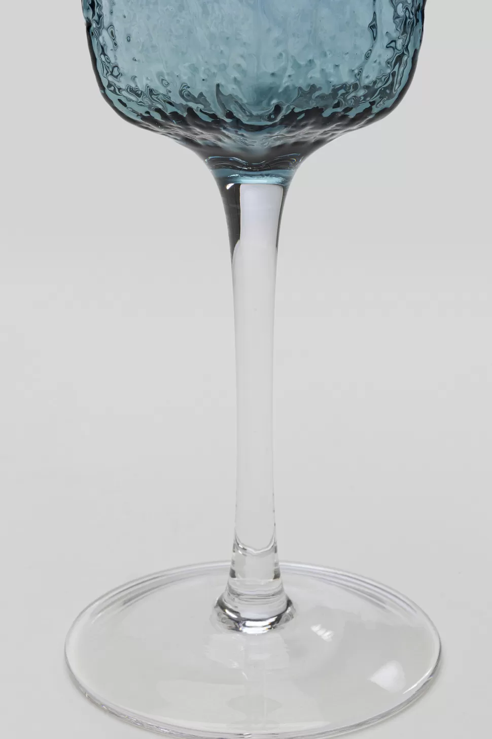 Zastawa Stołowa | Kieliszki-KARE Design Kieliszek Do Czerwonego Wina Szklany Niebieski 440 Ml 24 Cm
