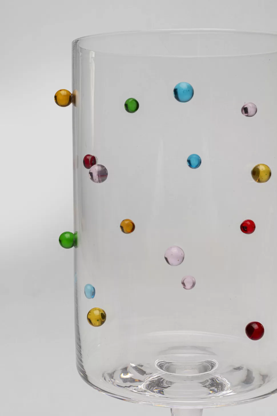Zastawa Stołowa | Kieliszki-KARE Design Kieliszek Do Wina Szklany Z Kolorowymi Detalami 530 Ml