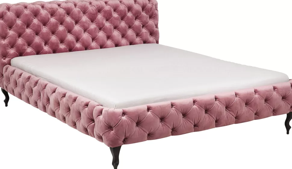 Łóżka-KARE Design Łóżko Desire 180x200 Cm Różowe