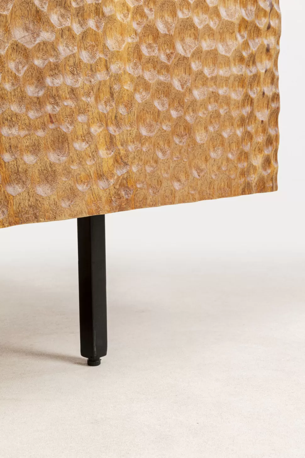 Komody-KARE Design Komoda 3-drzwiowa Do Salonu Drewno Mango Ręczne Wykonanie 160x75 Cm
