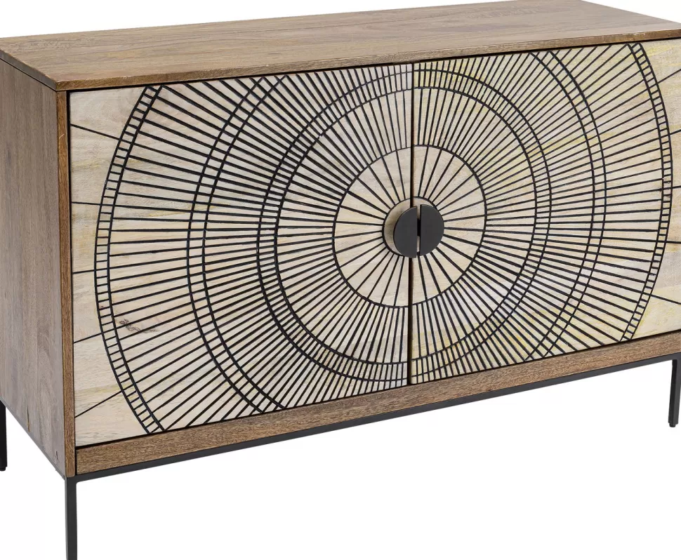 Komody-KARE Design Komoda Eye Of Tiger 115x78 Cm Mango