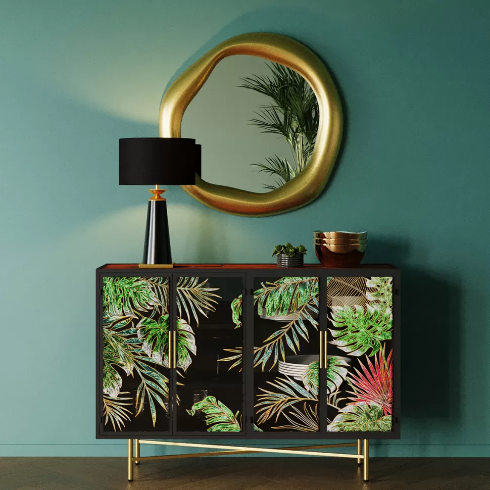 Komody-KARE Design Komoda Jungle 135x95 Cm Kolorowa