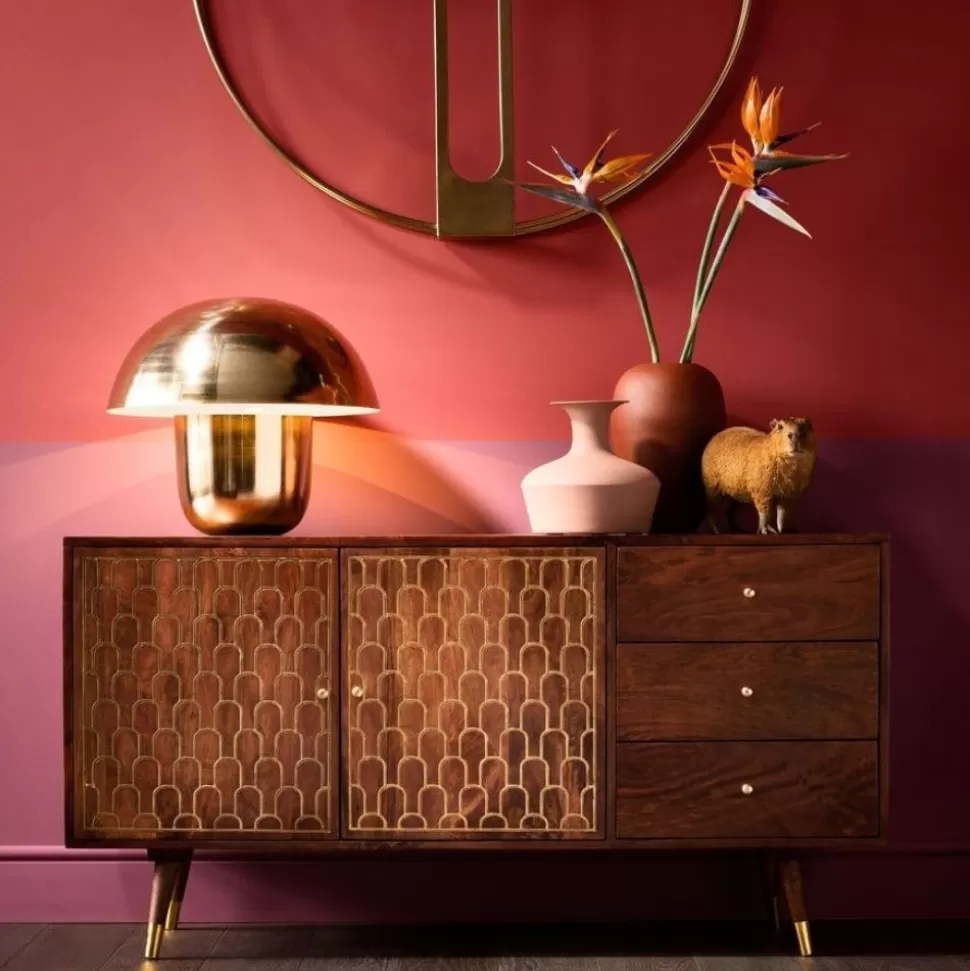 Komody-KARE Design Komoda Muskat 145x75 Cm Brązowa