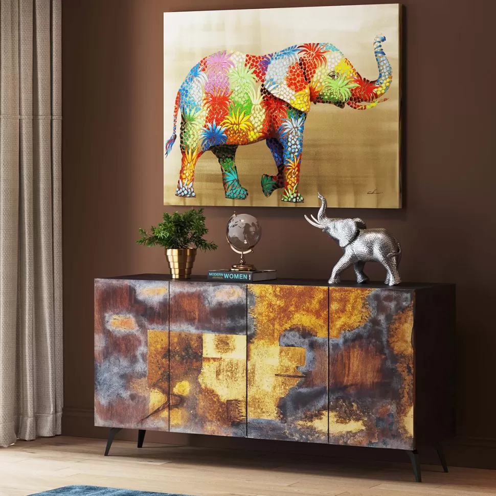 Komody-KARE Design Komoda Oxy 150x80 Cm Kolorowa