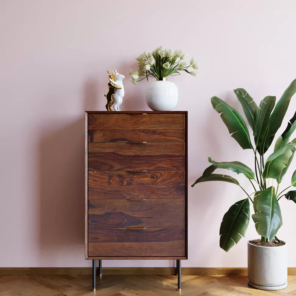 Komody-KARE Design Komoda Ravello 65x114 Cm Mango Brązowa