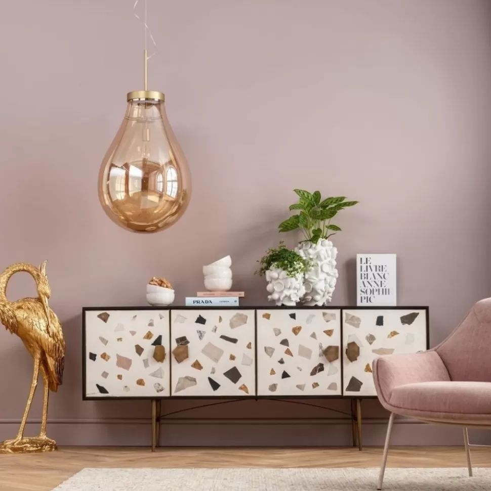 Komody-KARE Design Komoda Terrazzo 183x77 Cm Kolorowa
