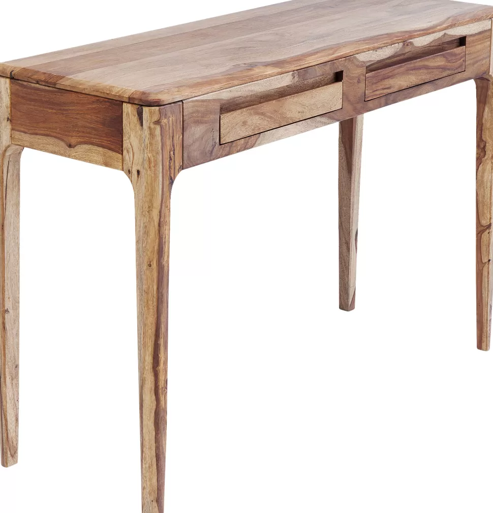 Biurka-KARE Design Konsola Brooklyn 110x40 Cm Brązowa