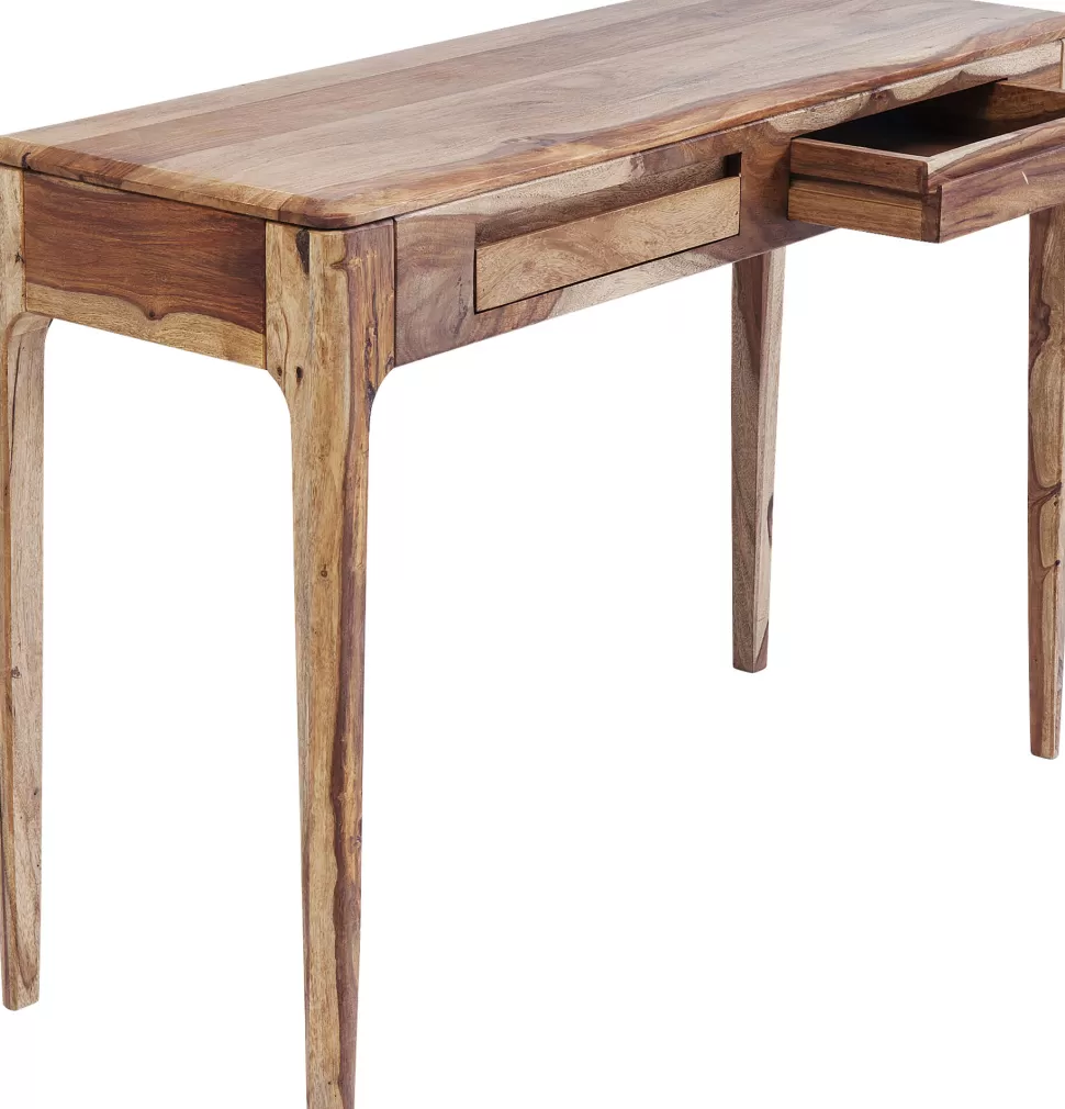 Biurka-KARE Design Konsola Brooklyn 110x40 Cm Brązowa