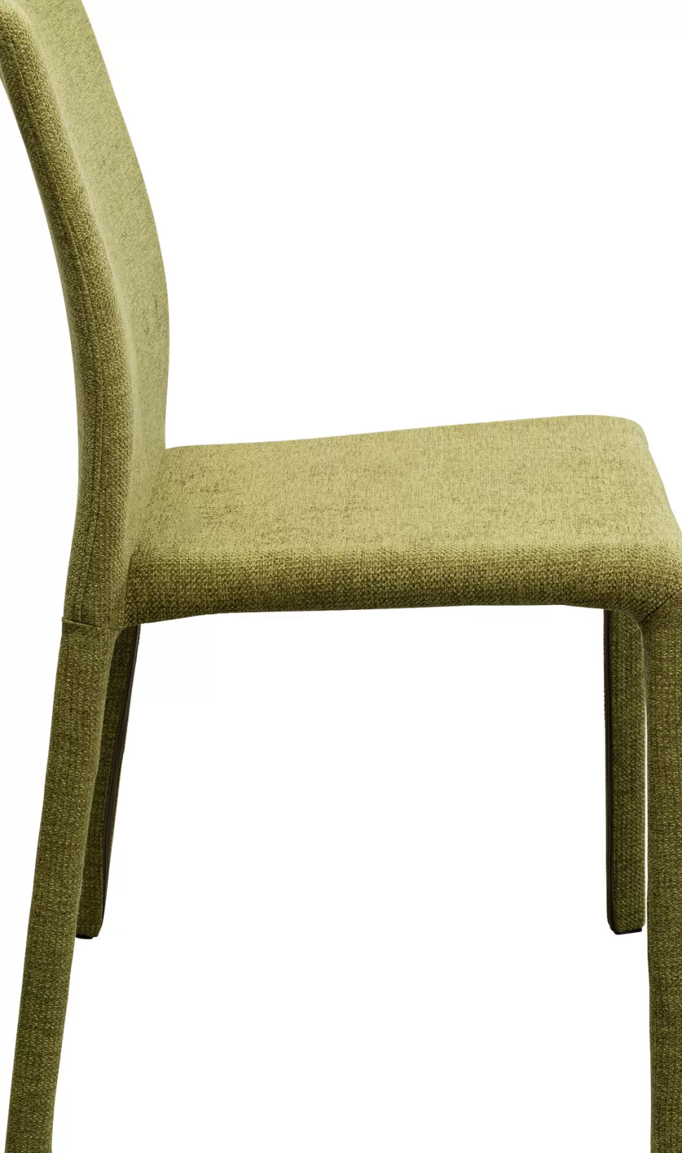 Krzesła-KARE Design Krzesło Do Jadalni Tapicerowane Ciemnozielone 48x93 Cm