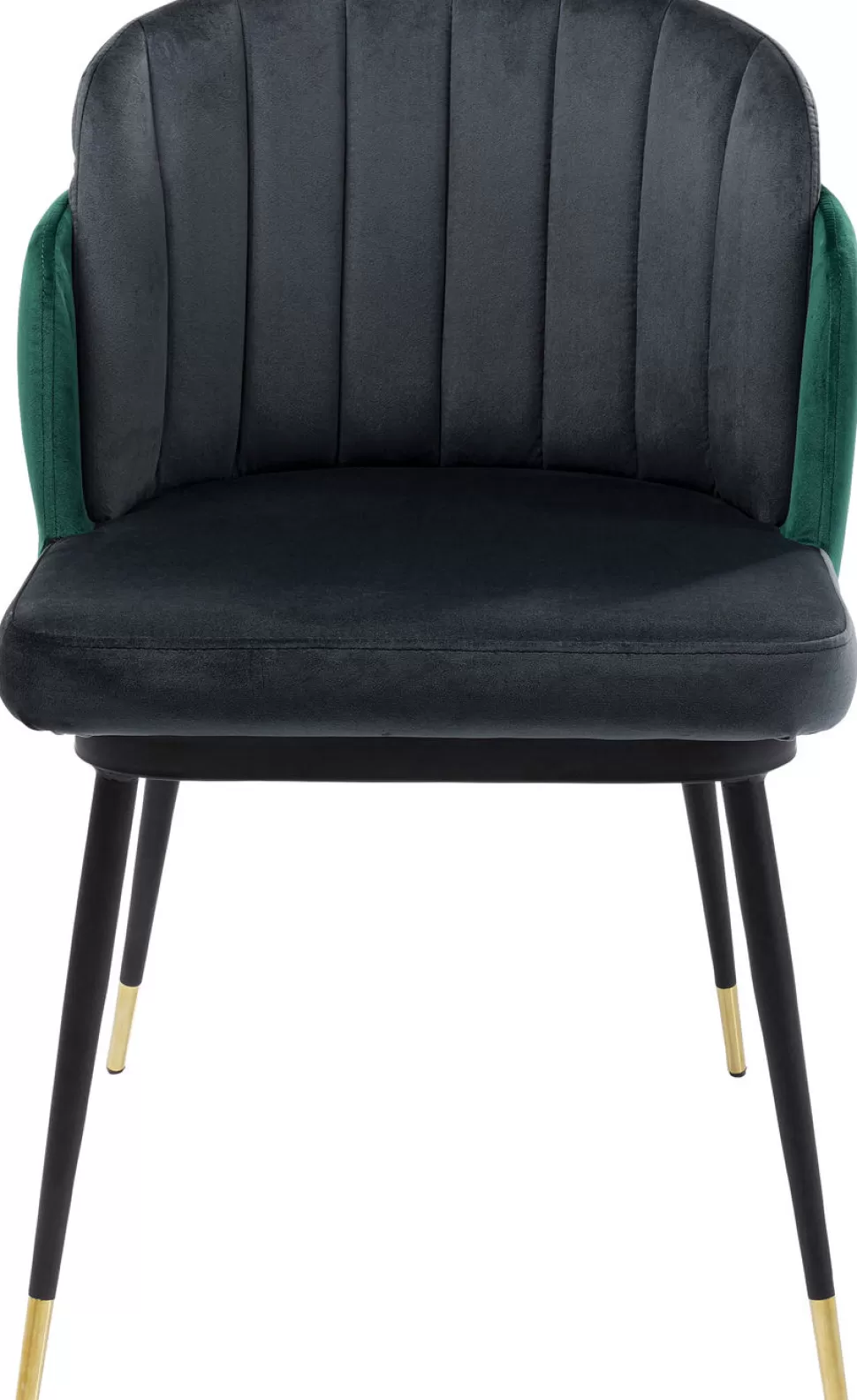 Krzesła-KARE Design Krzesło Hojas 52x80 Cm Szaro-zielone
