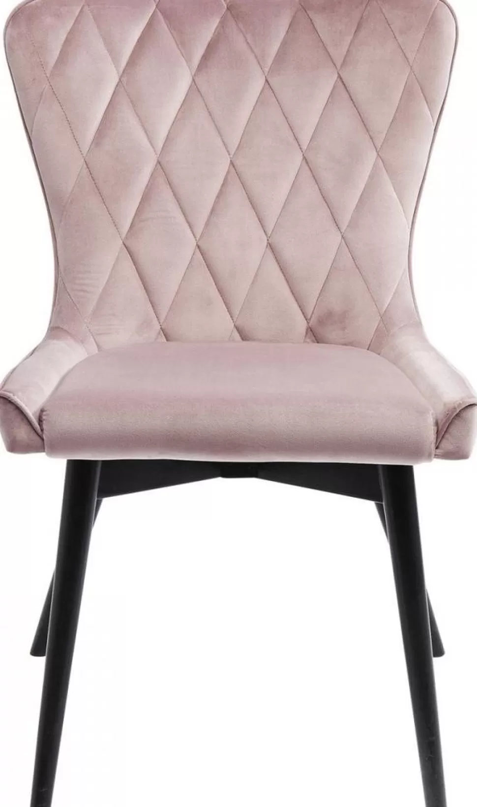 Krzesła-KARE Design Krzesło Marshall Velvet 57x89 Cm Pudrowy Róż