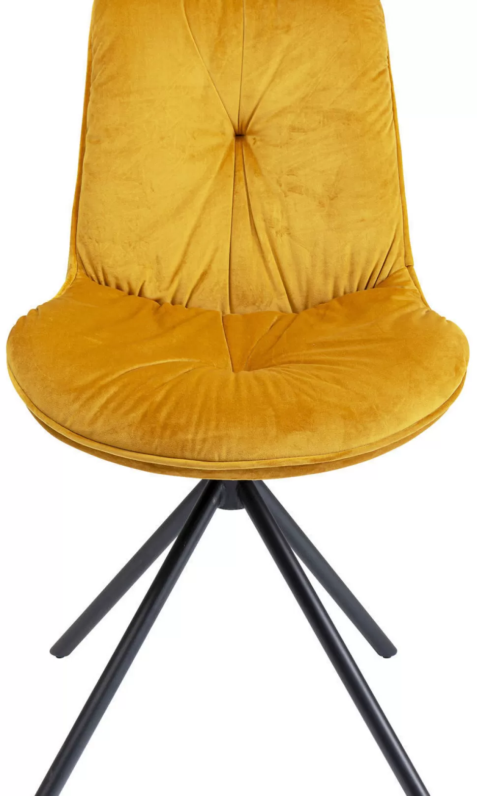 Krzesła-KARE Design Krzesło Mila 51x88 Cm żółte