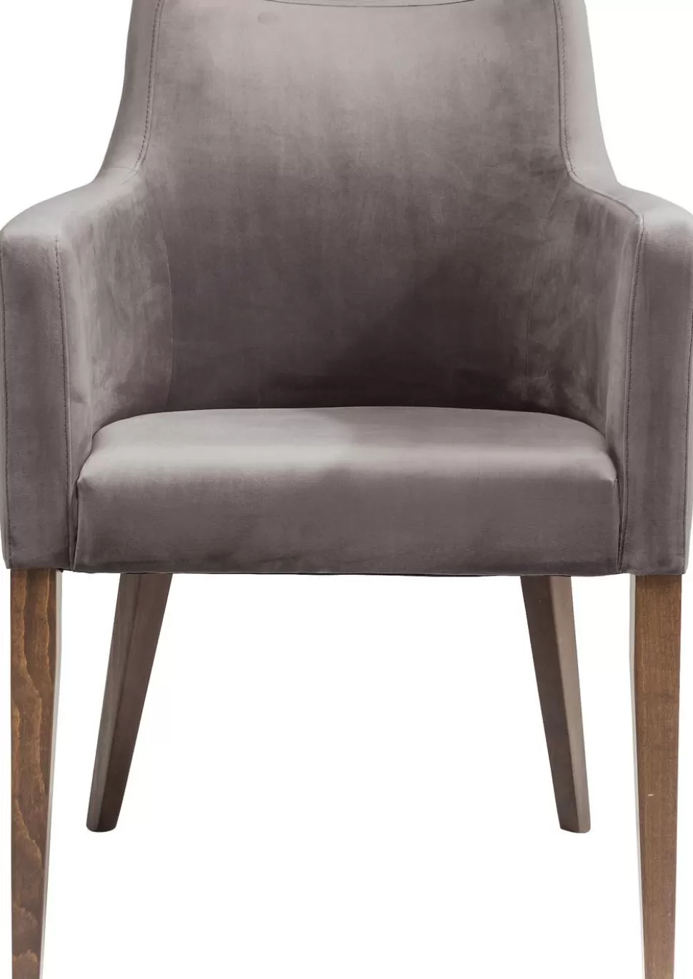 Krzesła-KARE Design Krzesło Mode Velvet 58x87 Cm Szare