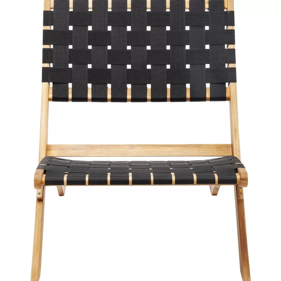 Krzesła-KARE Design Krzesło Ogrodowe Ipanema 78x73 Cm Czarne