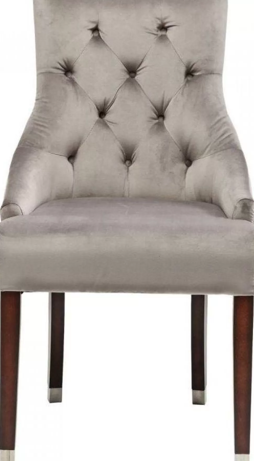 Krzesła-KARE Design Krzesło Prince 53x98 Cm Szare