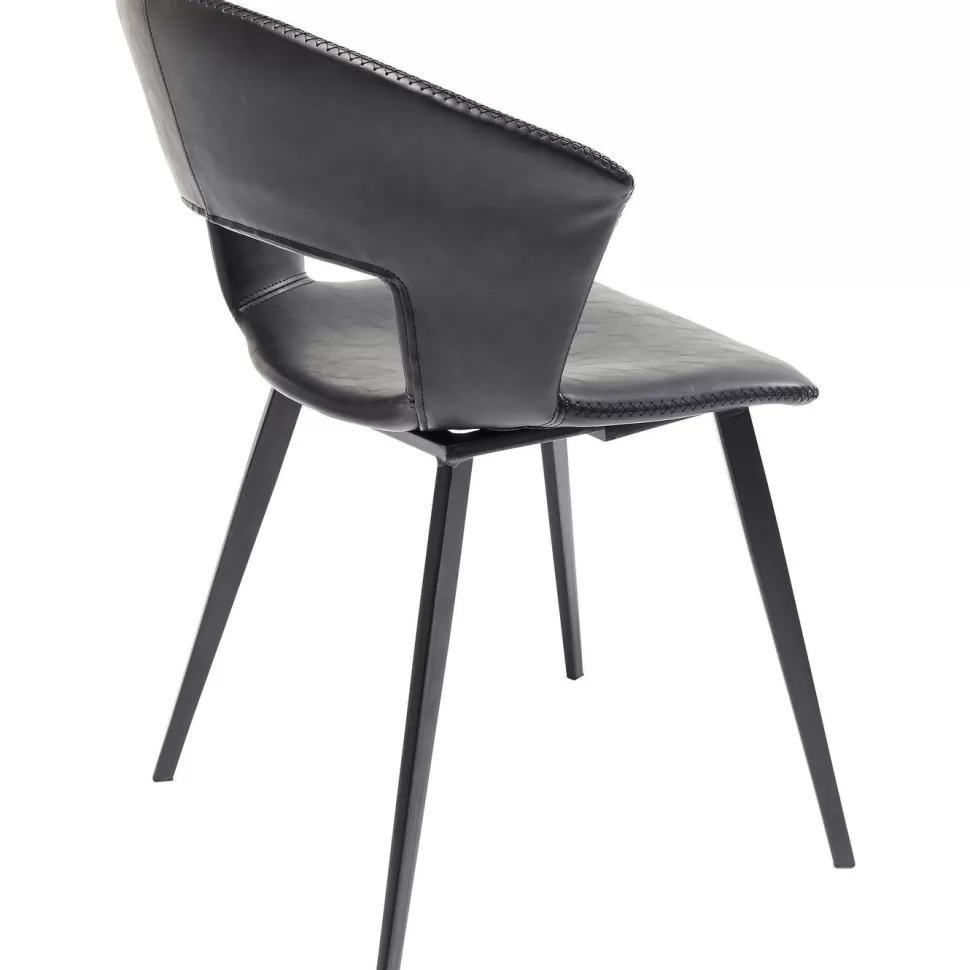 Krzesła-KARE Design Krzesło Reunion 57x77 Cm Czarne