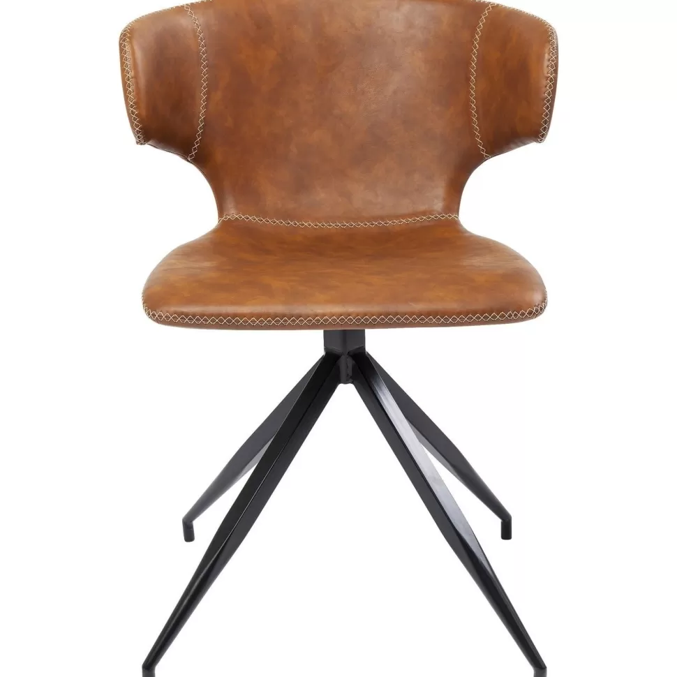 Krzesła-KARE Design Krzesło Rusty 55x79 Cm Brązowe