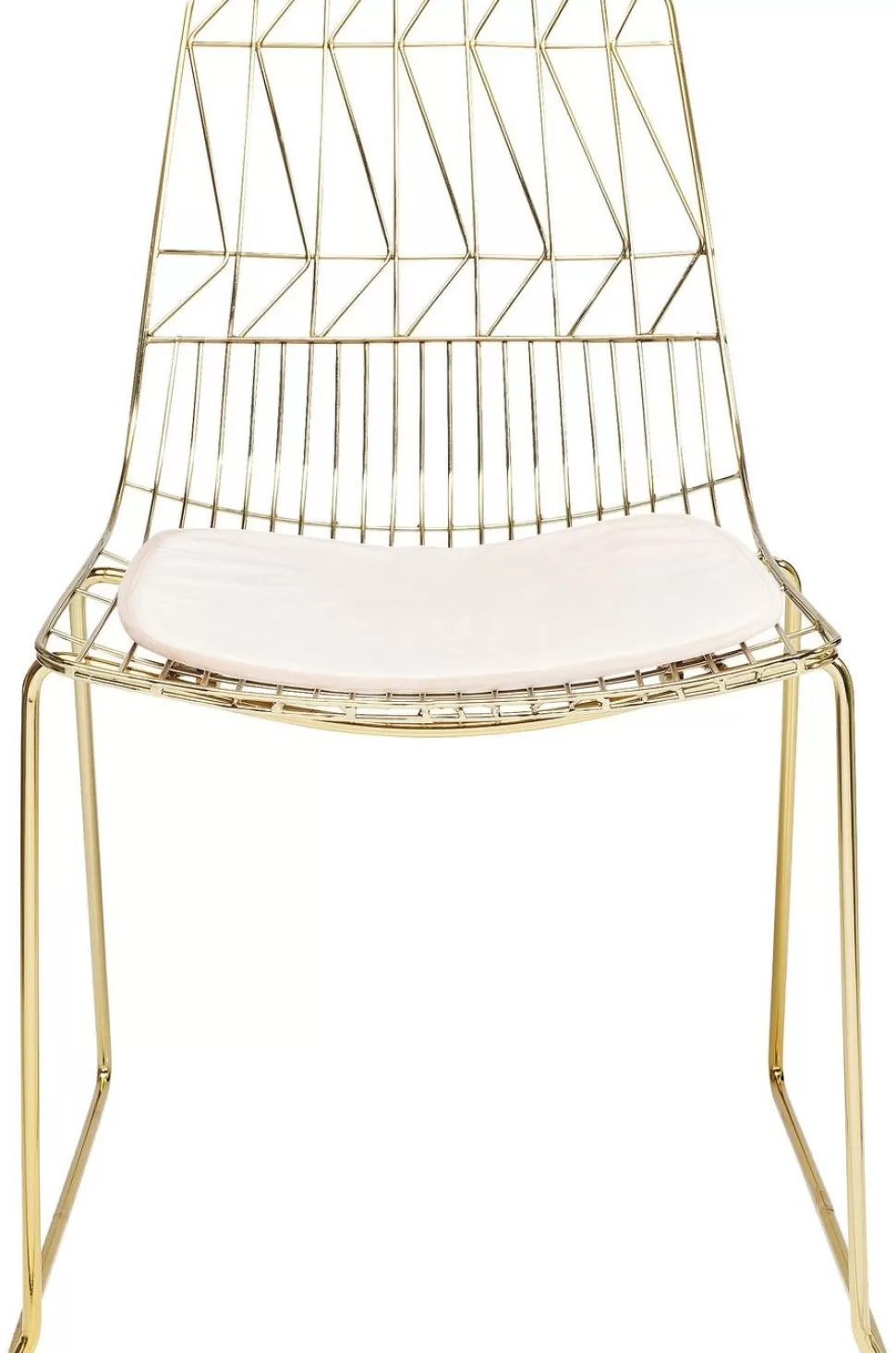Krzesła-KARE Design Krzesło Solo 57x84 Cm Złote