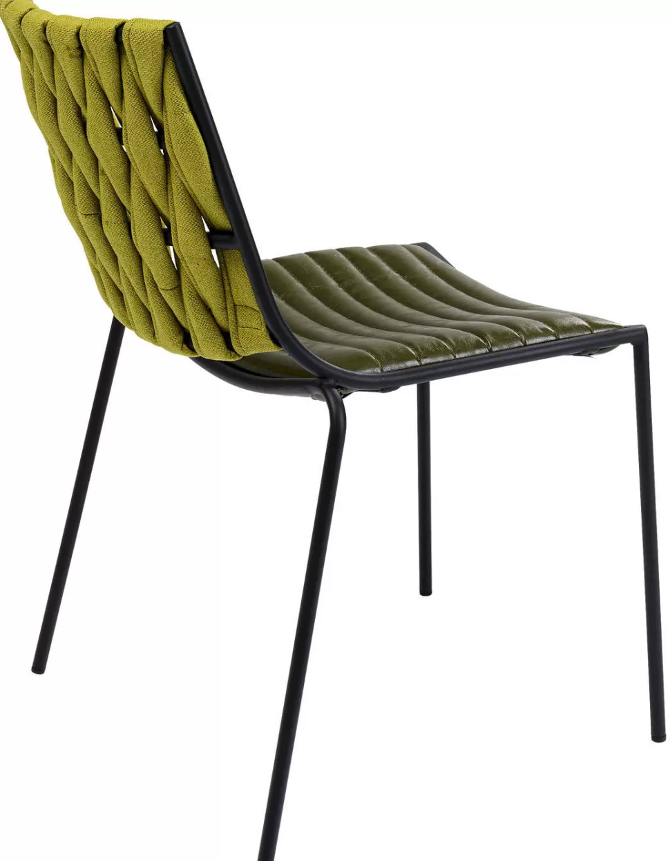 Krzesła-KARE Design Krzesło Two Face 52x88 Cm Zielone