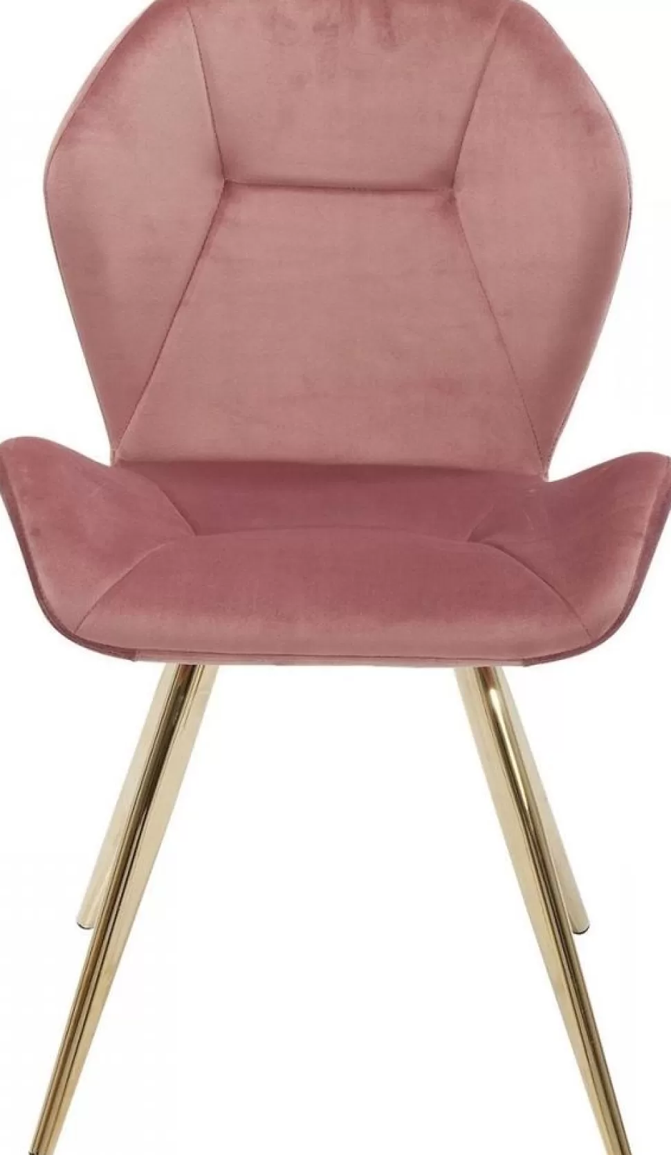 Krzesła-KARE Design Krzesło Viva 52x81 Cm Różowe