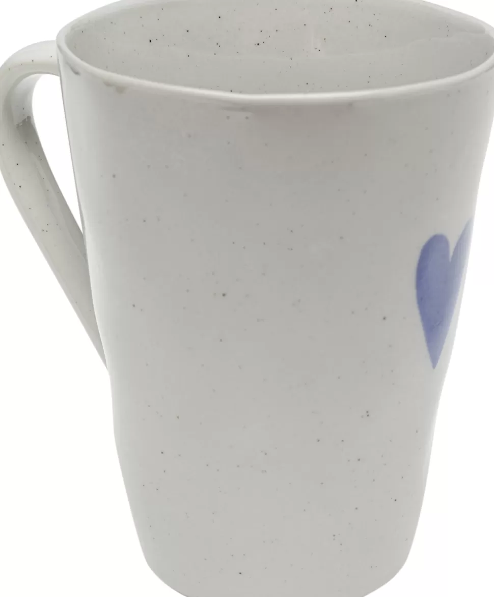 Zastawa Stołowa | Kubki-KARE Design Kubek Z Uchem Motyw Niebieskiego Serca 350 Ml