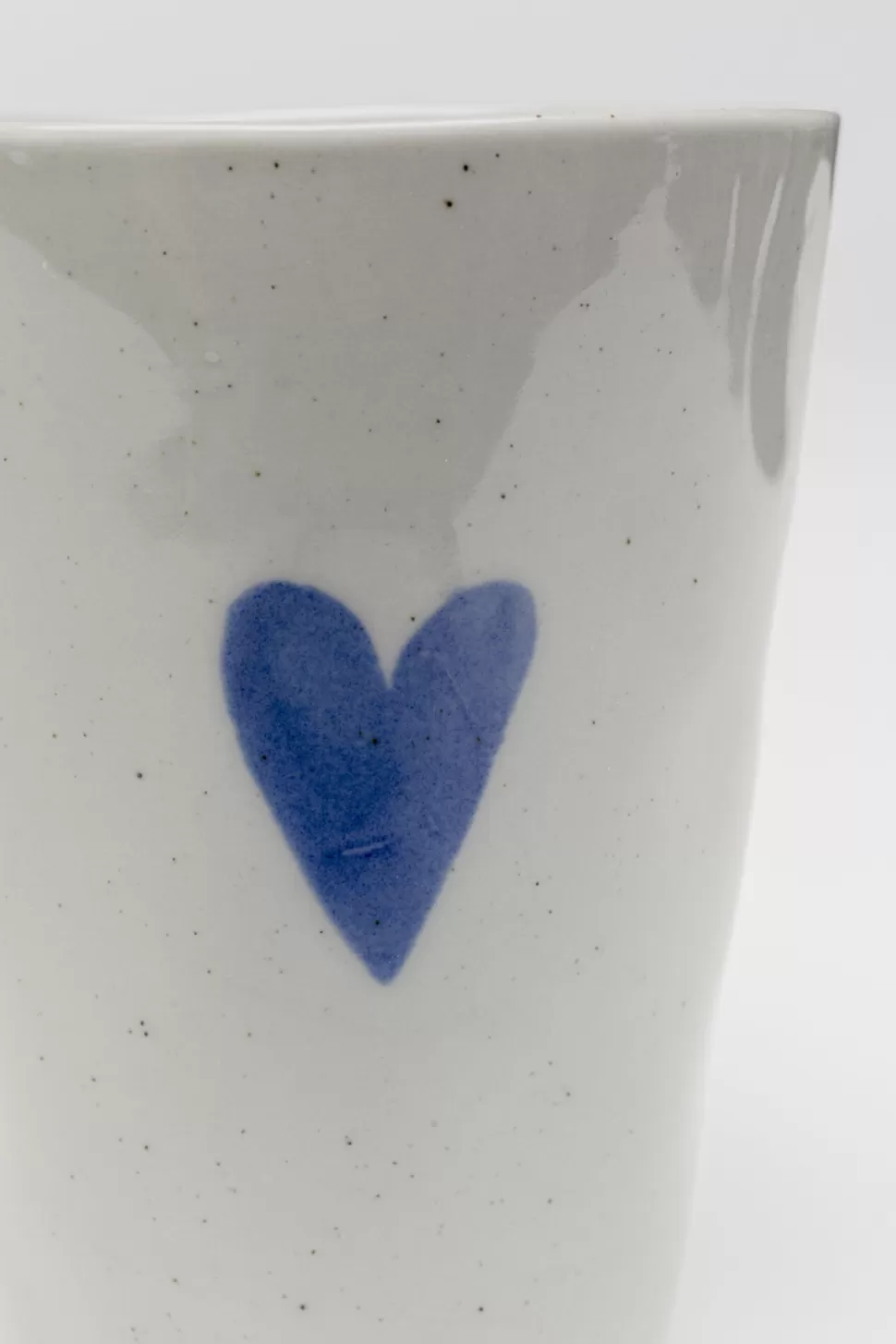 Zastawa Stołowa | Kubki-KARE Design Kubek Z Uchem Motyw Niebieskiego Serca 350 Ml
