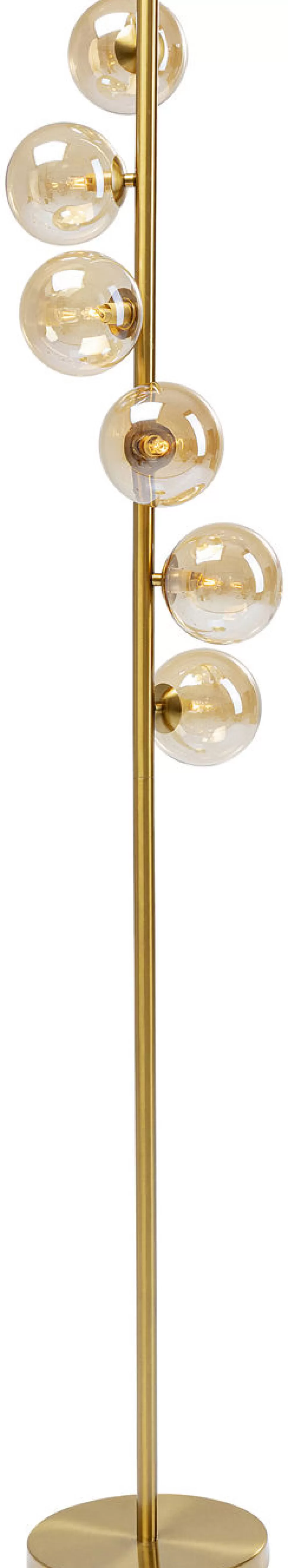 Lampy Podłogowe-KARE Design Lampa Podłogowa Scal Balls 28x160 Cm Mosiężna
