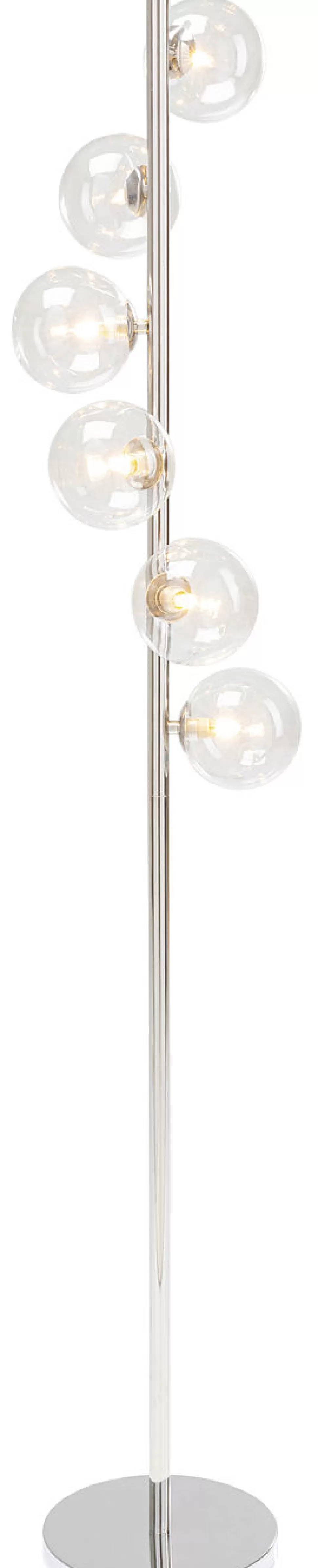 Lampy Podłogowe-KARE Design Lampa Podłogowa Scal Balls 28x160 Cm Srebrna