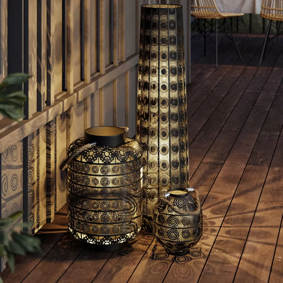 Lampy Podłogowe-KARE Design Lampa Podłogowa Sultans Home Ø39x59 Cm Czarna