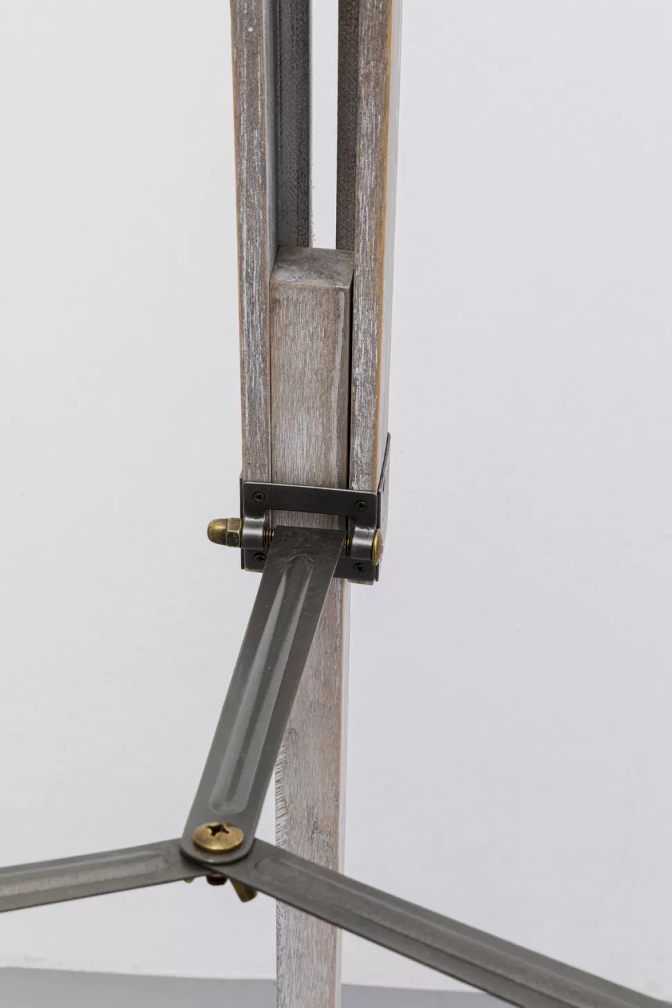 Lampy Podłogowe-KARE Design Lampa Podłogowa Trójnóg Vintage Drewno Sosnowe I Stal 110-155 Cm