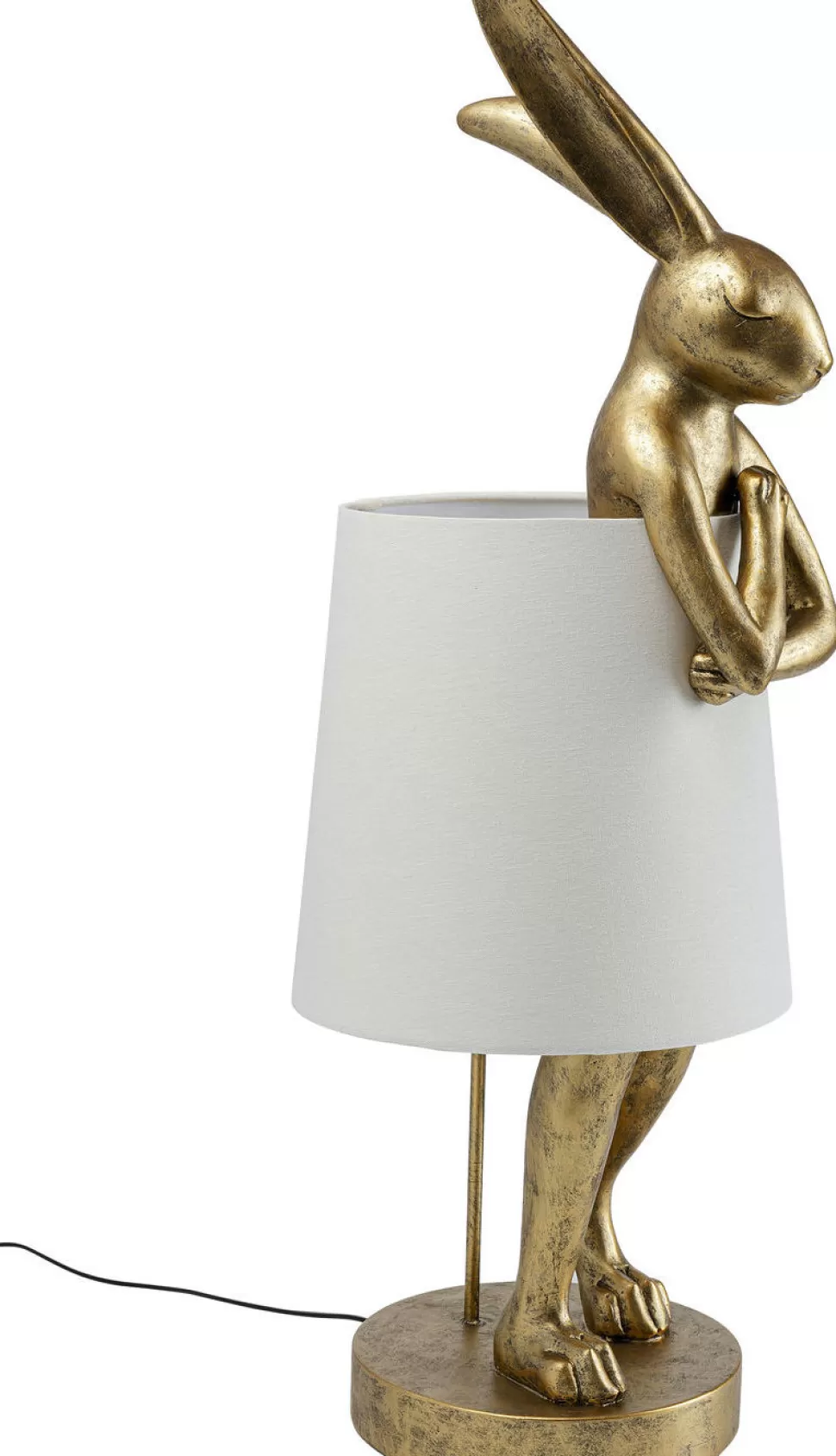 Lampy Stołowe-KARE Design Lampa Stołowa Animal Rabbit 31x88 Cm Złota