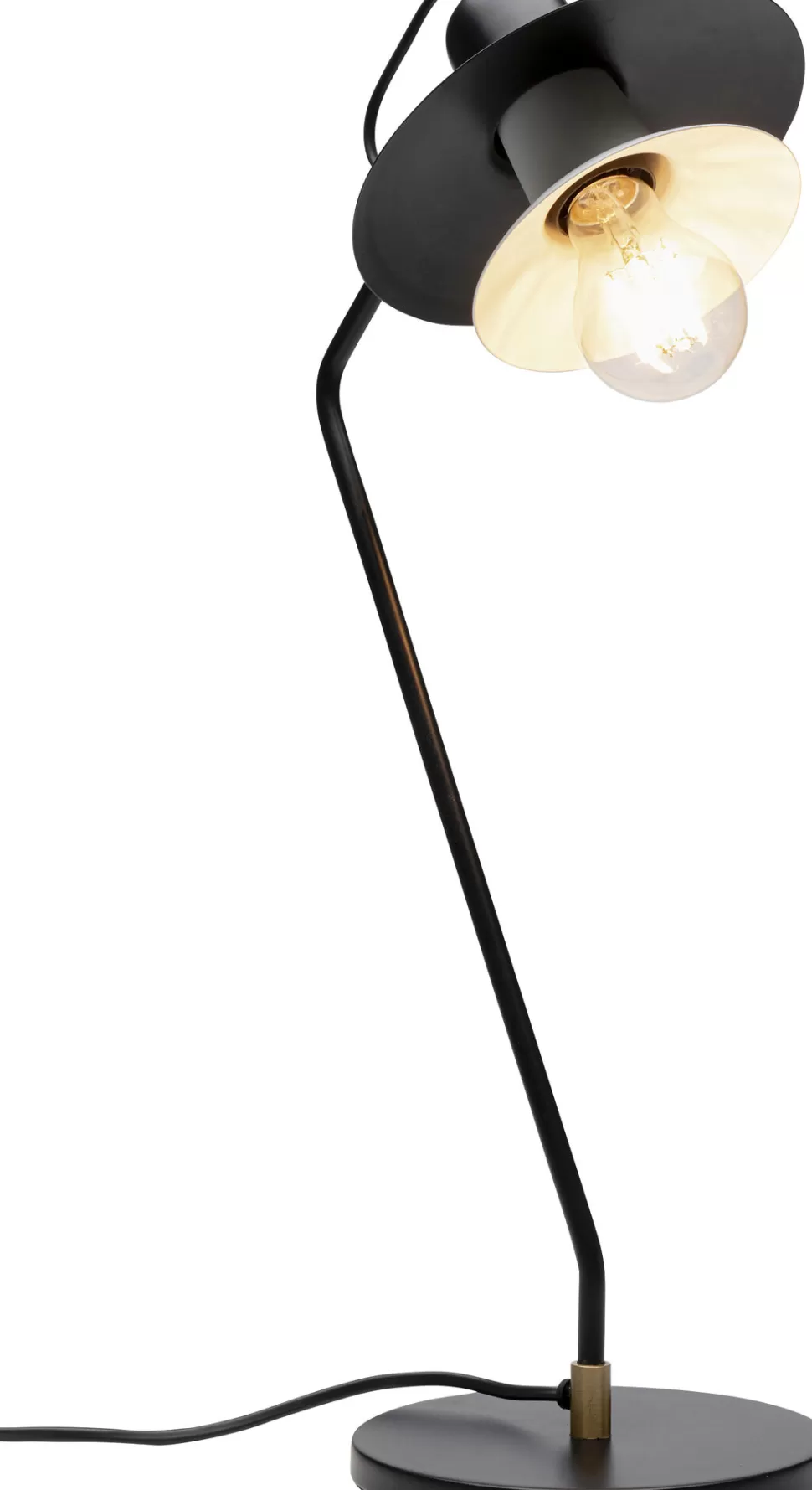 Lampy Stołowe-KARE Design Lampa Stołowa Biurkowa Czarna Stalowa 54 Cm