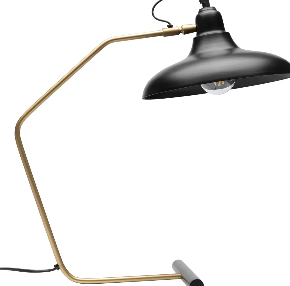 Lampy Stołowe-KARE Design Lampa Stołowa Czarno-złota Stalowa 49 Cm