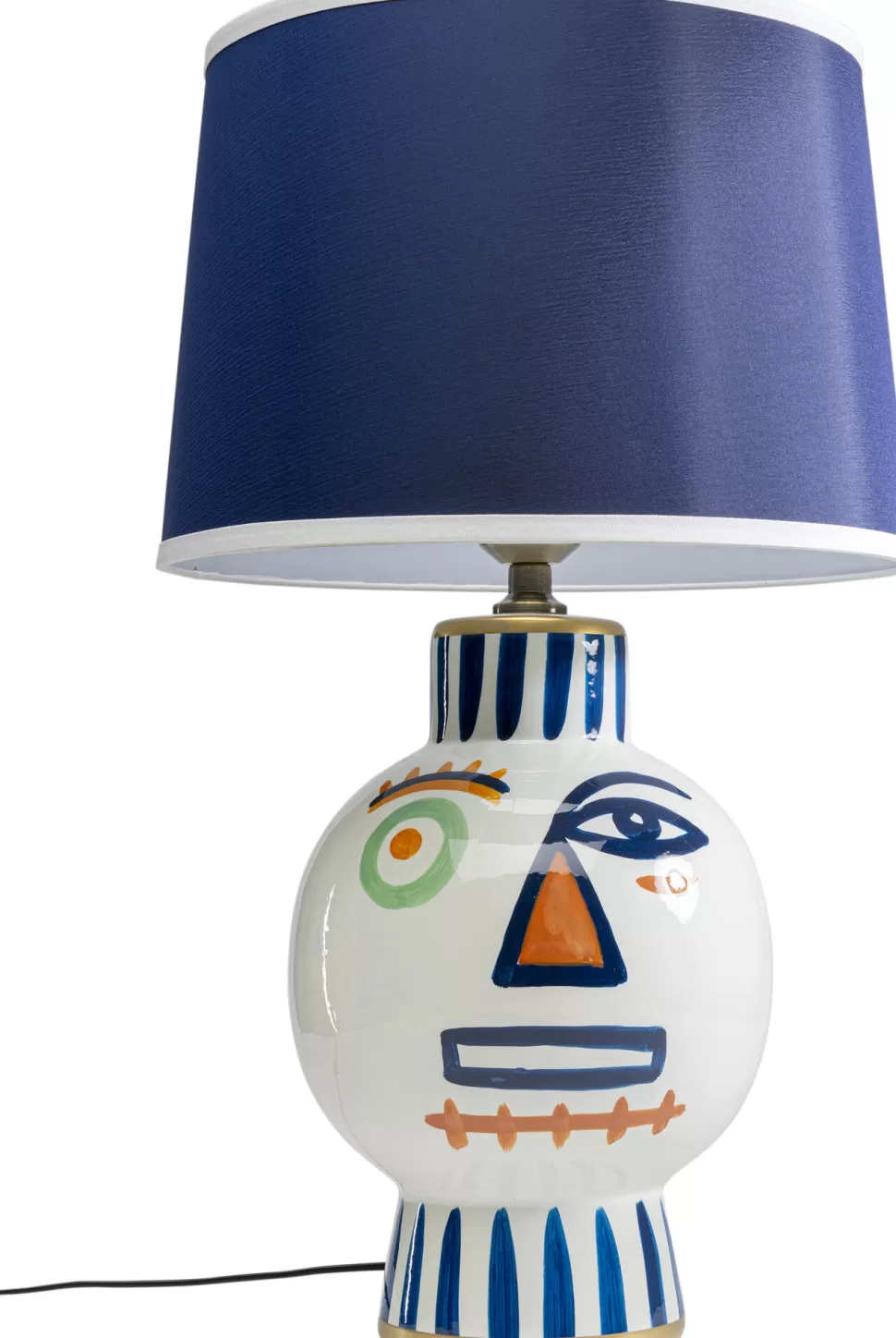 Lampy Stołowe-KARE Design Lampa Stołowa Kolorowa Dwie Twarze 65 Cm Podstawa Z Porcelany
