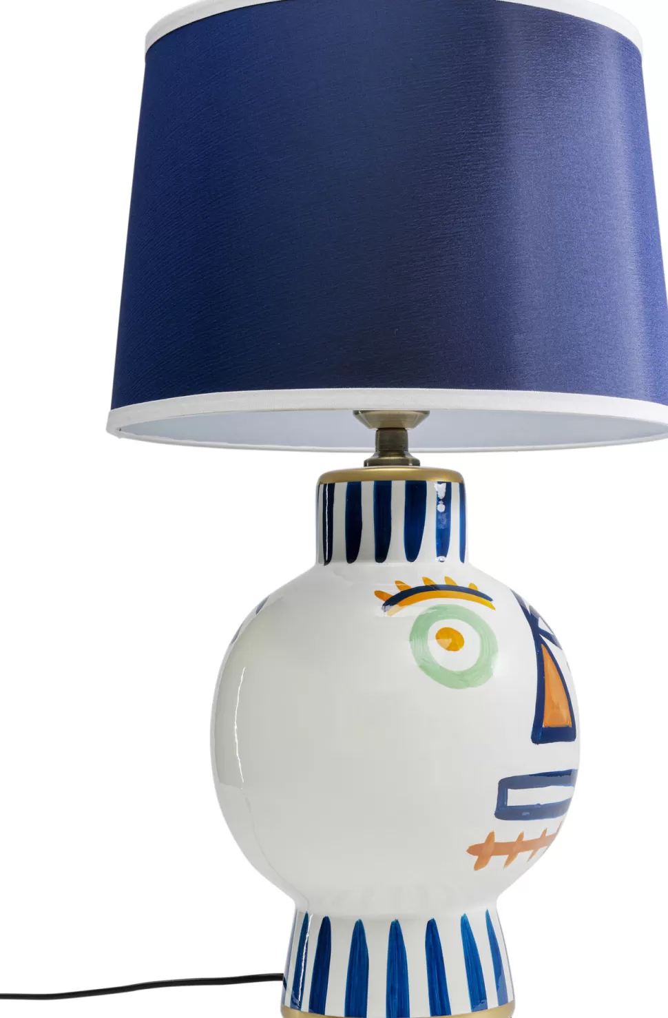 Lampy Stołowe-KARE Design Lampa Stołowa Kolorowa Dwie Twarze 65 Cm Podstawa Z Porcelany