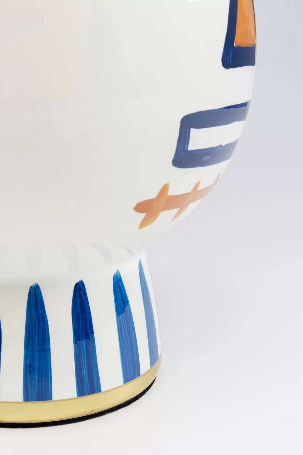Lampy Stołowe-KARE Design Lampa Stołowa Kolorowa Dwie Twarze 65 Cm Podstawa Z Porcelany